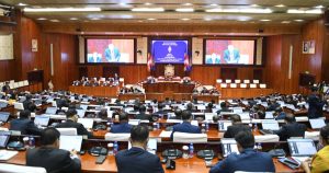 សេចក្តីព្រាងច្បាប់ ស្តីពីការប្រឆាំងការឆបោកតាមប្រព័ន្ធបច្ចេកវិទ្យា និងសេចក្តីស្នើច្បាប់ ស្តីពីវិសោធនកម្មច្បាប់ ស្តីពីការបោះឆ្នោតជ្រើសតាំងសមាជិកព្រឹទ្ធសភា ត្រូវបានអនុម័ត